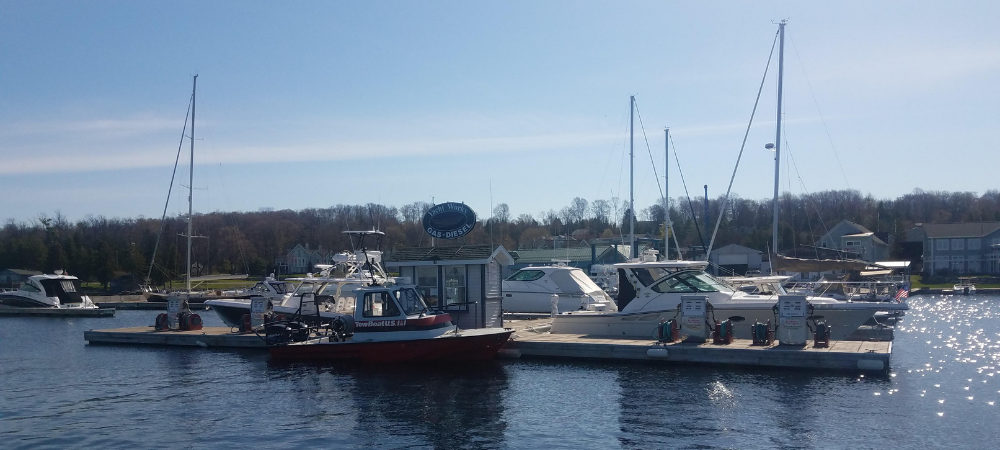 yacht works door county marina